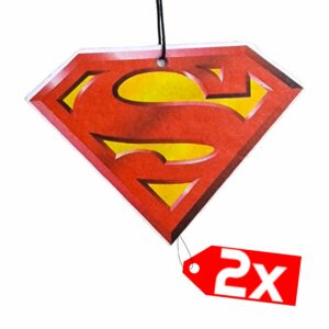 2x Superman Duftbaum/Lufterfrischer