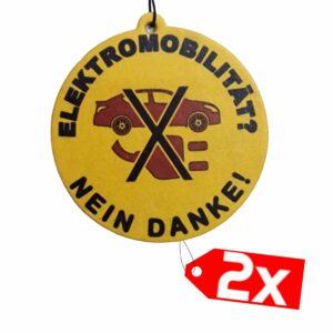 3x Elektromöbilität Duftbaum/Lufterfrischer