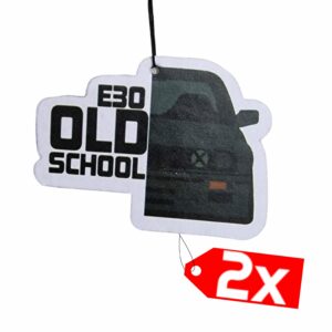 2x E30 Old School Duftbaum/Lufterfrischer
