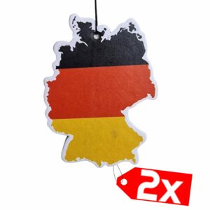 2x Deutschland Duftbaum/Lufterfrischer